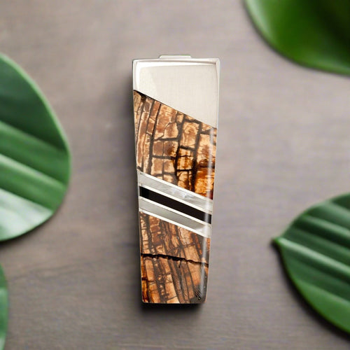 santa fe stoneworks mammoth tooth money clip