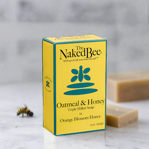 naked bee orange blossom honey oatmeal soap