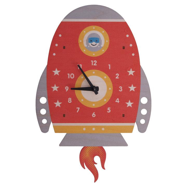 modern moose spaceship pendulum clock