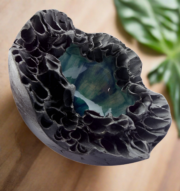 raku potteryworks crater bowl- 