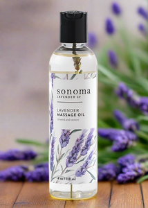 sonoma lavender 4oz massage oil