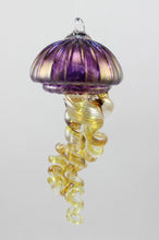 Load image into Gallery viewer, glass jellyfish sm. purple jelly
