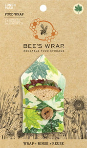 bee's wrap lunch pack in forrest