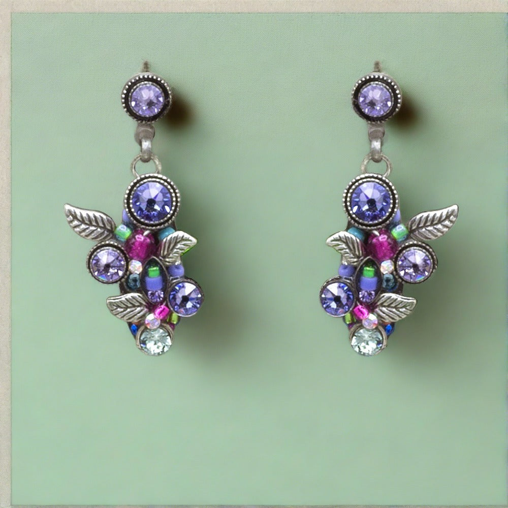 firefly jewelry scallop post earring-light blue