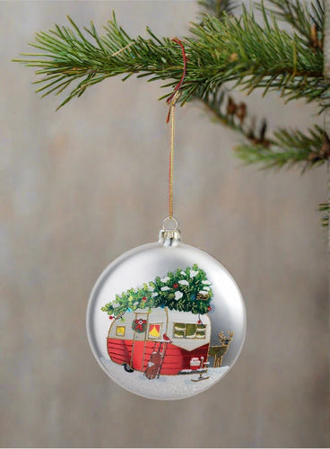 sullivan gifts disc ornament- camper