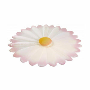 charles viancin 9" daisy lid pink/white