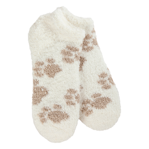 crescent sock company cozy low - stone paw