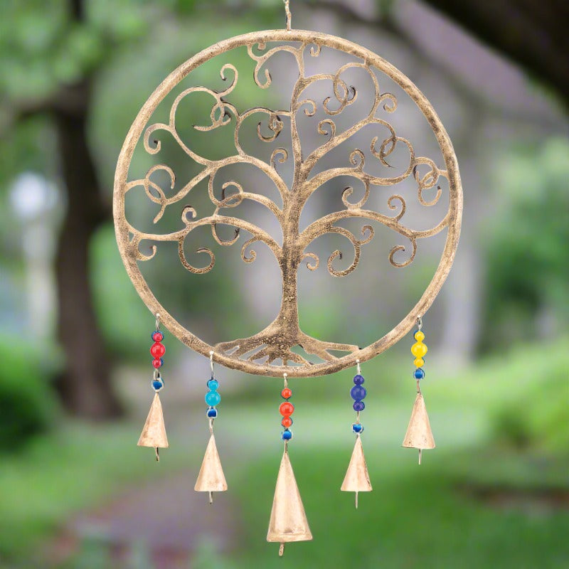 brass tree of life chime